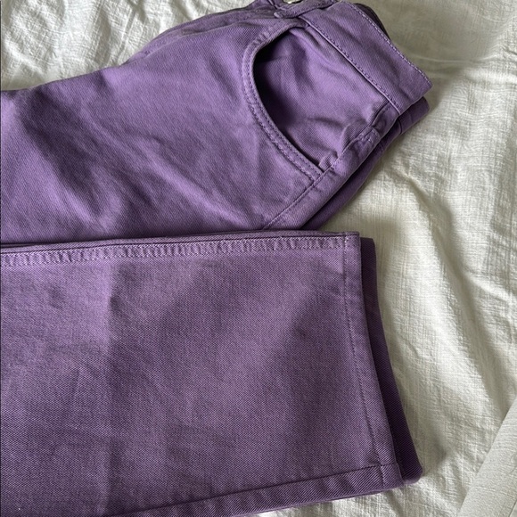 Vibrant Purple High-Waisted Jeans - Picture 5 of 5